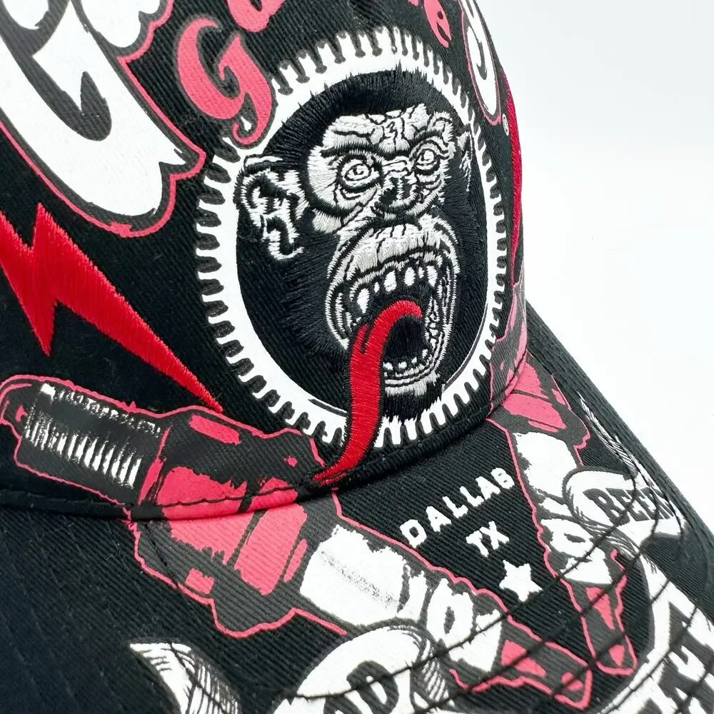 Gas Monkey Garage Hat Cap Adj. SnapBack Blood Sweat & Beers Dallas TX 2015 OSFA
